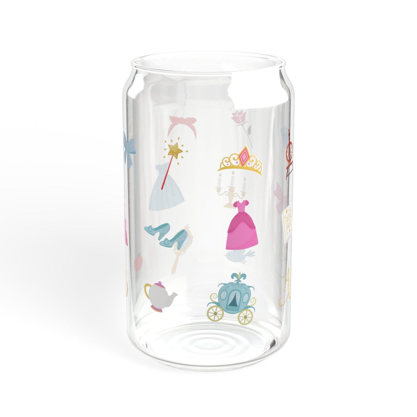 Princess Magic Glass Tumbler
