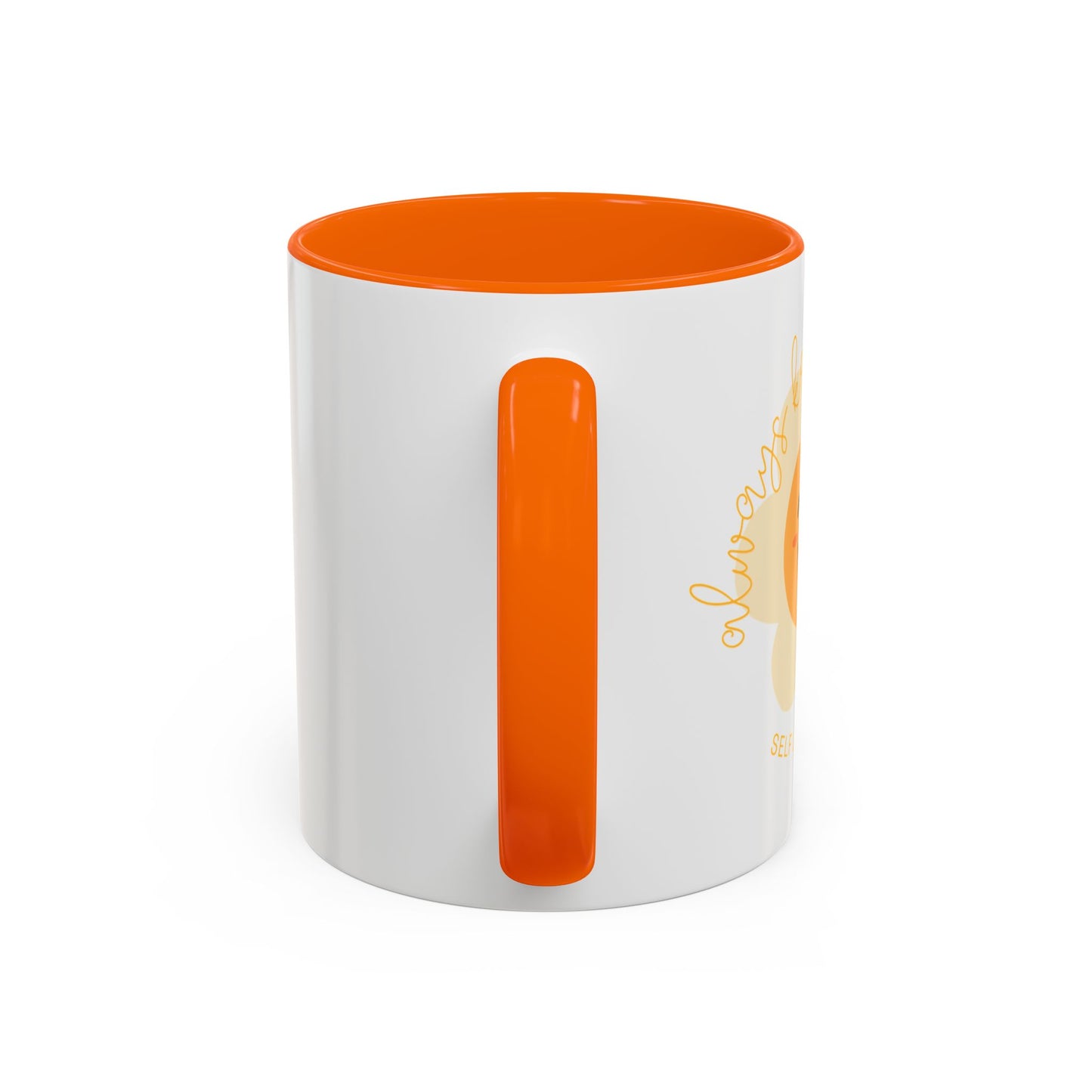 Always Keep Smiling Orange Mug
