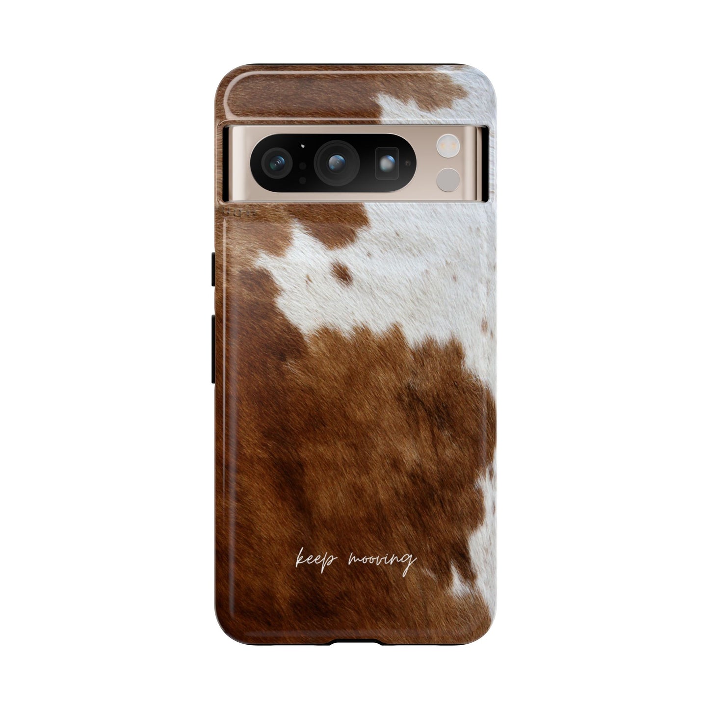 Keep Mooving Cow Print Phone Case