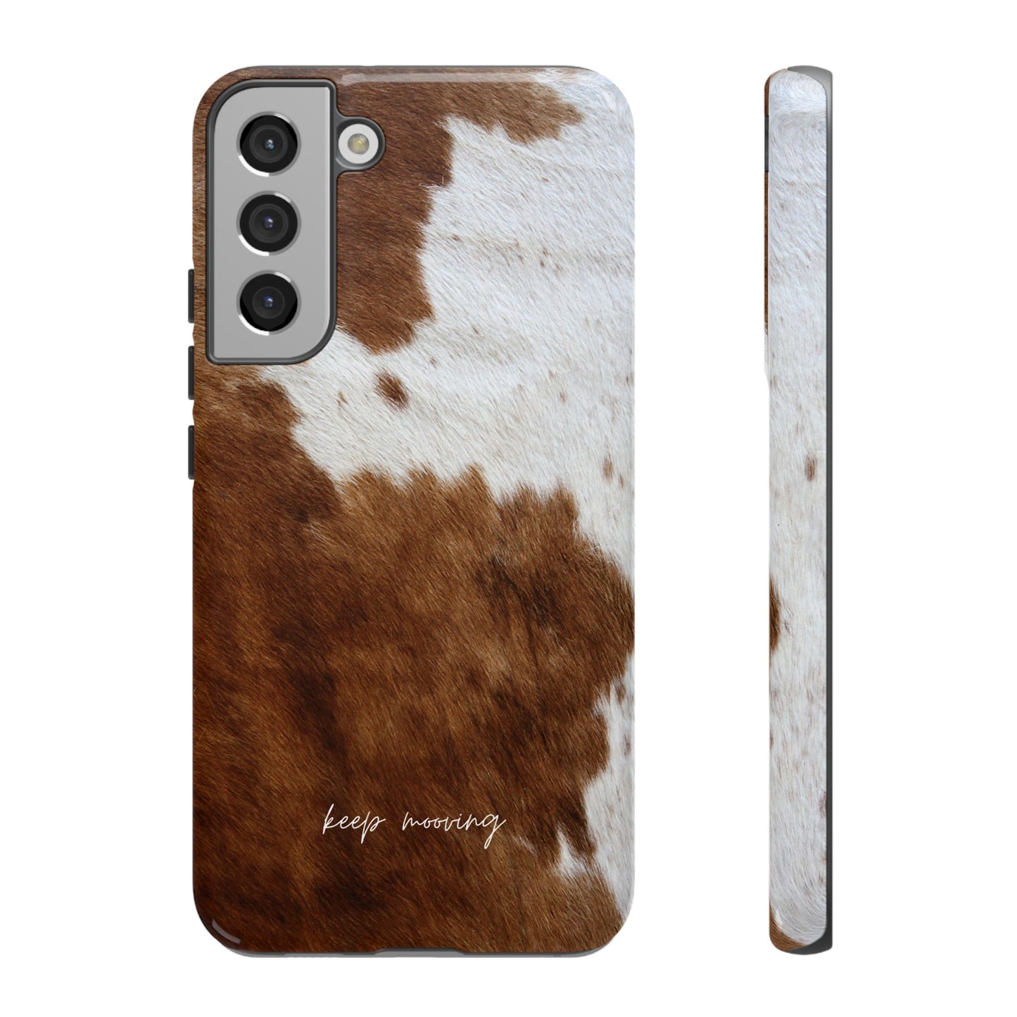Keep Mooving Cow Print Phone Case