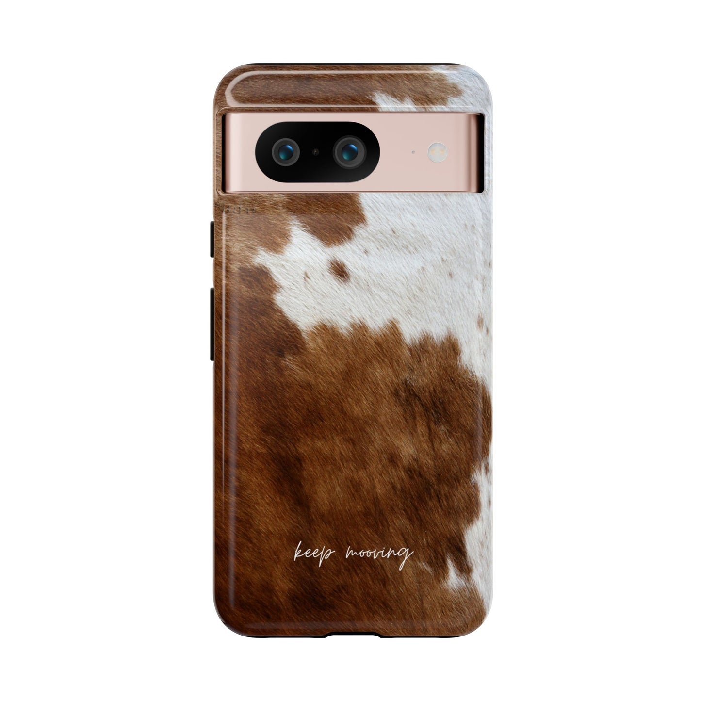 Keep Mooving Cow Print Phone Case