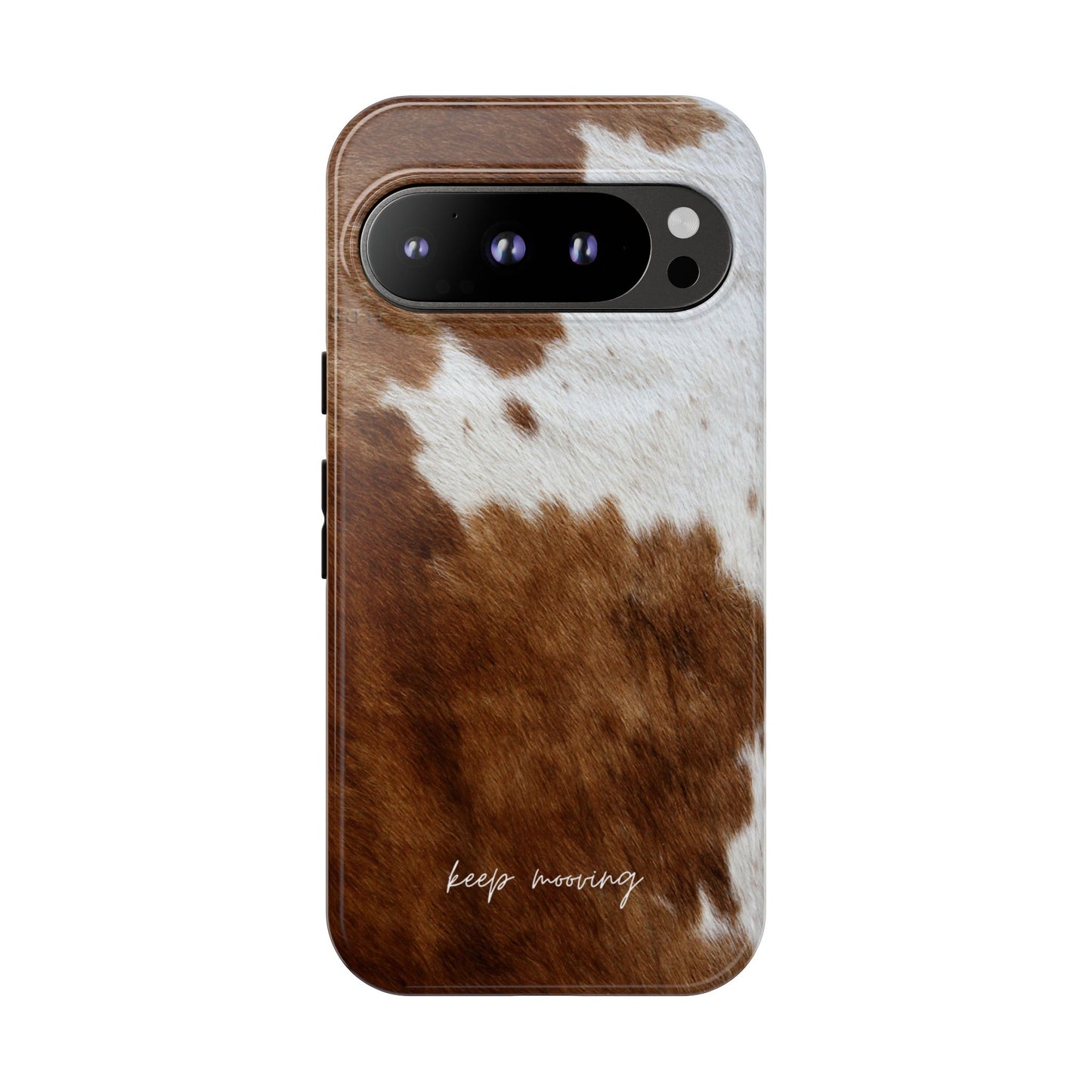 Keep Mooving Cow Print Phone Case