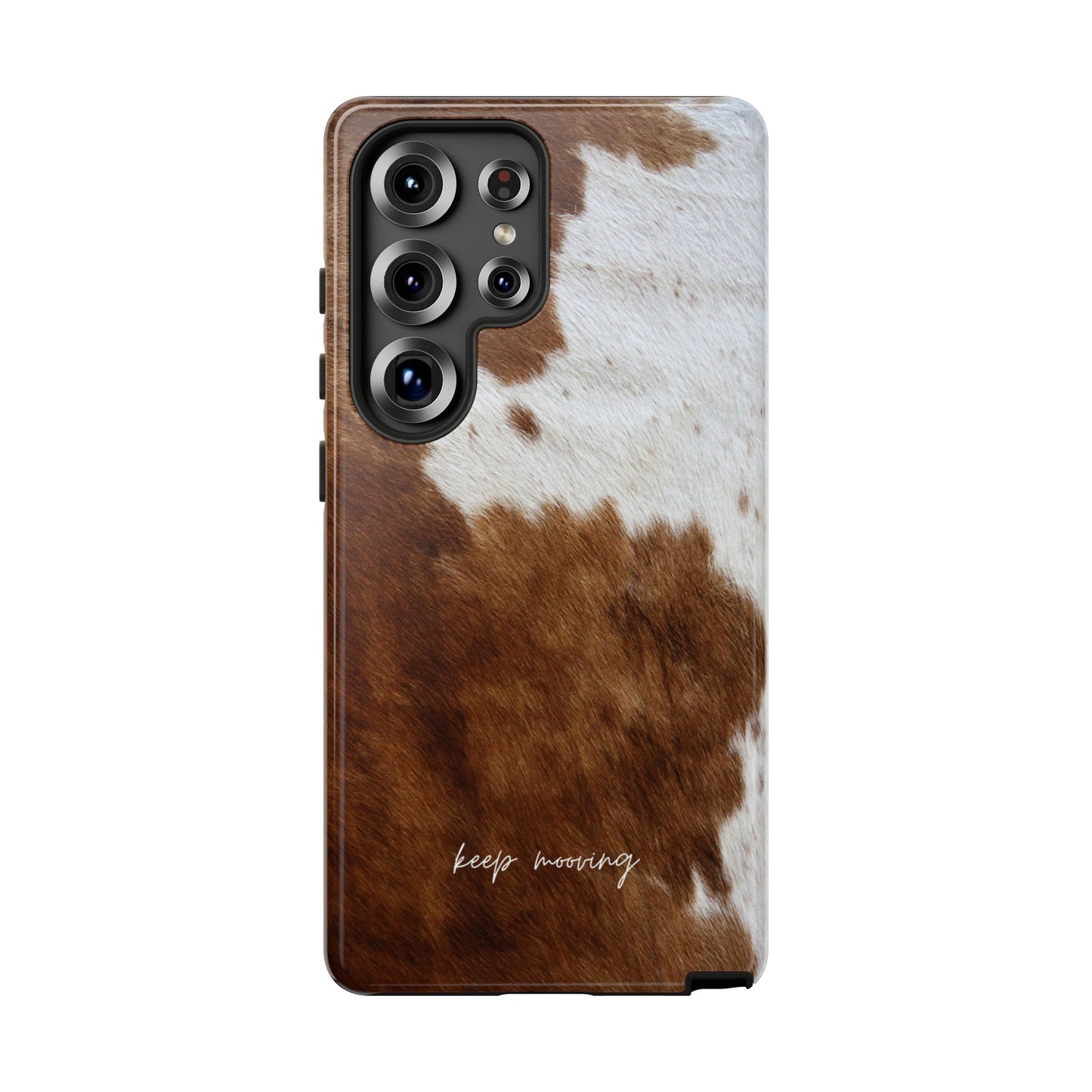 Keep Mooving Cow Print Phone Case