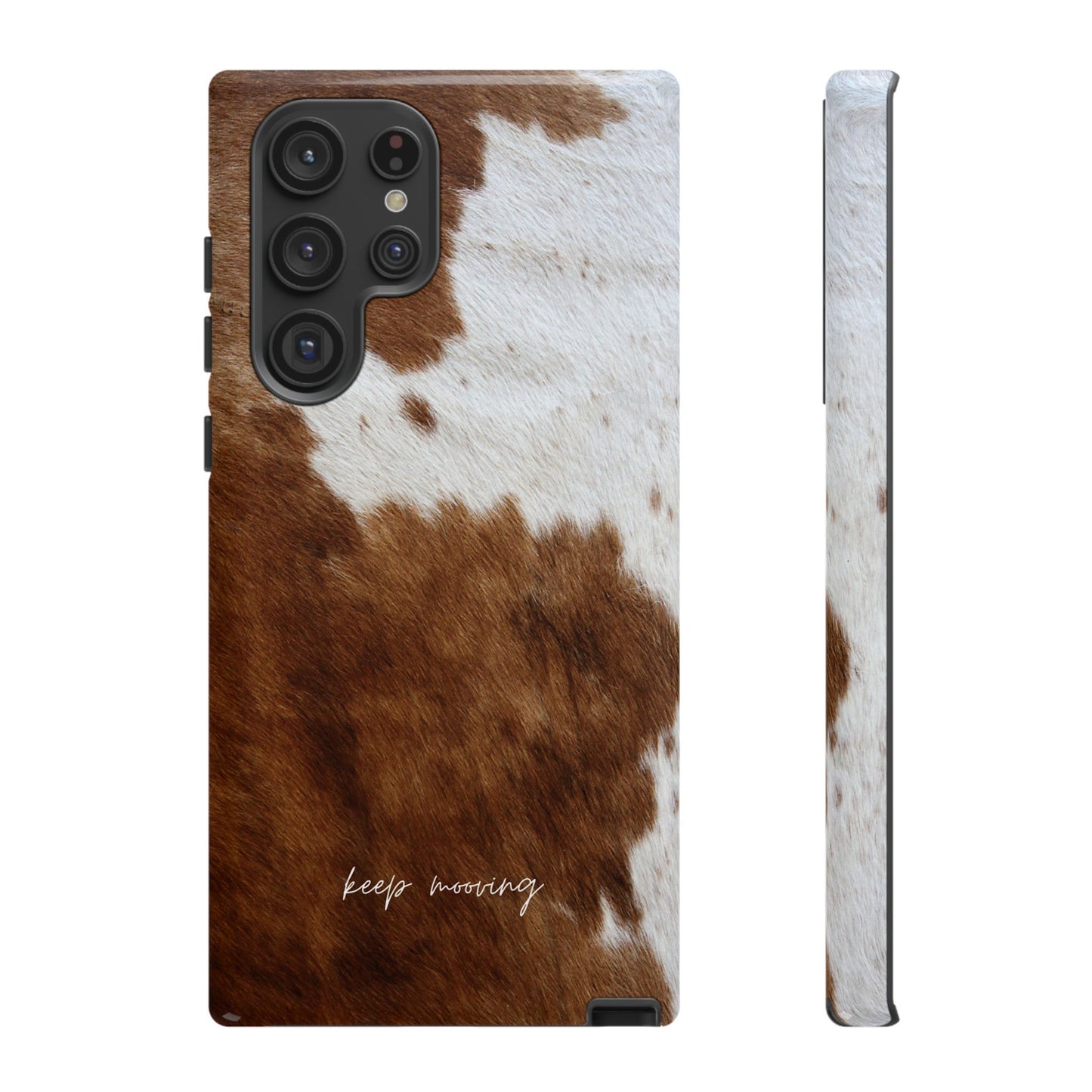 Keep Mooving Cow Print Phone Case