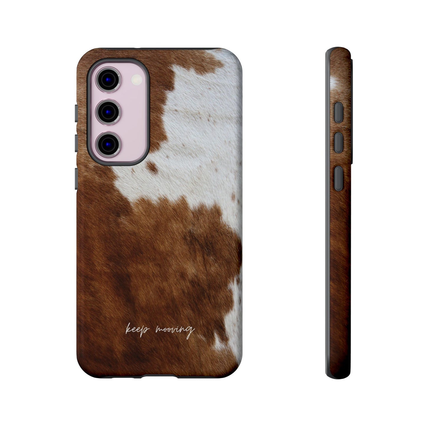 Keep Mooving Cow Print Phone Case
