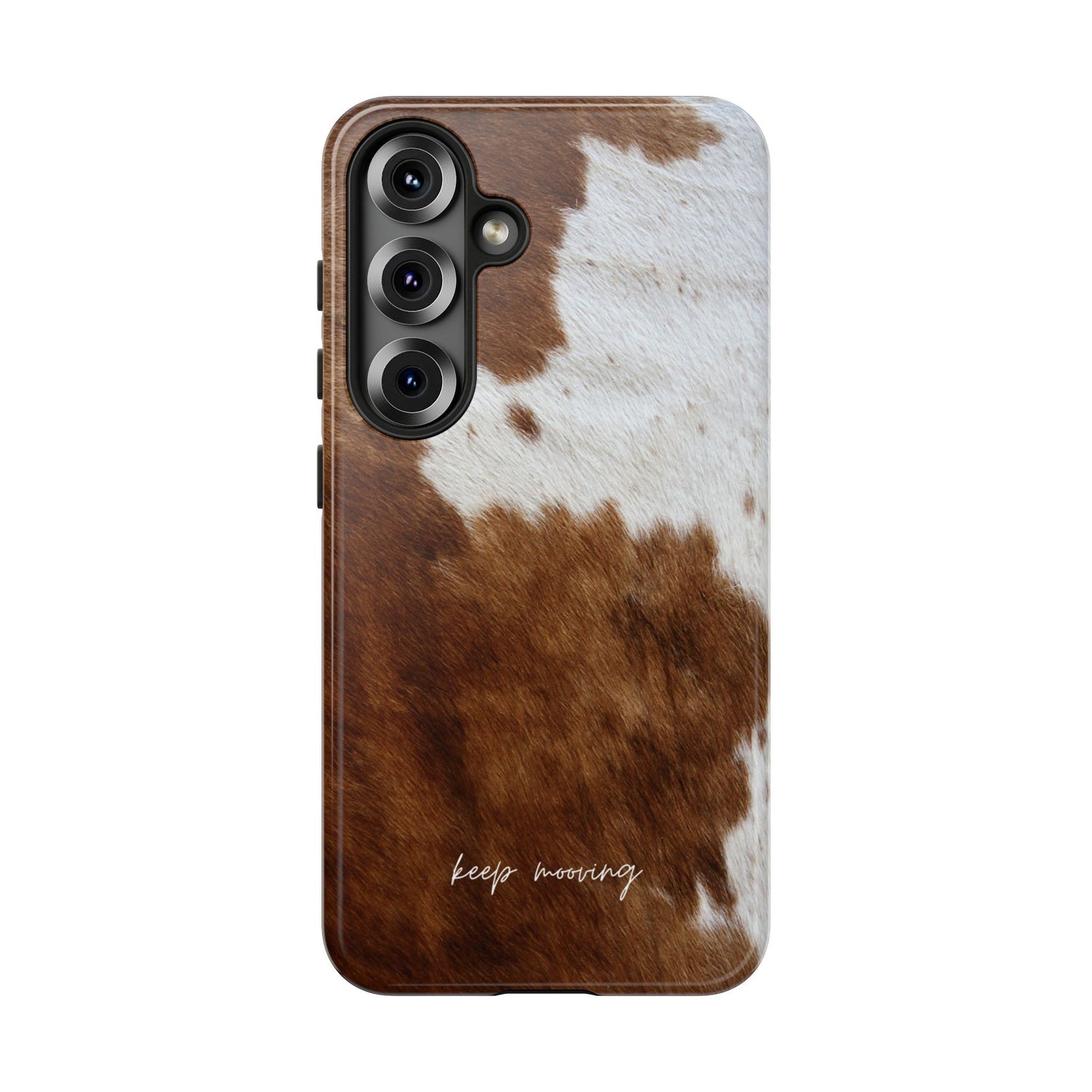 Keep Mooving Cow Print Phone Case